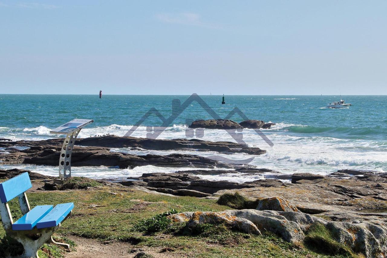 LocaLise au Guilvinec - A22 - Belle vue sur la mer, la piscine et le jardin - Tout à pied, plages, port, centre, commerces, marché - Wifi inclus - Animaux bienvenus - Linge de lit inclus Esterno foto